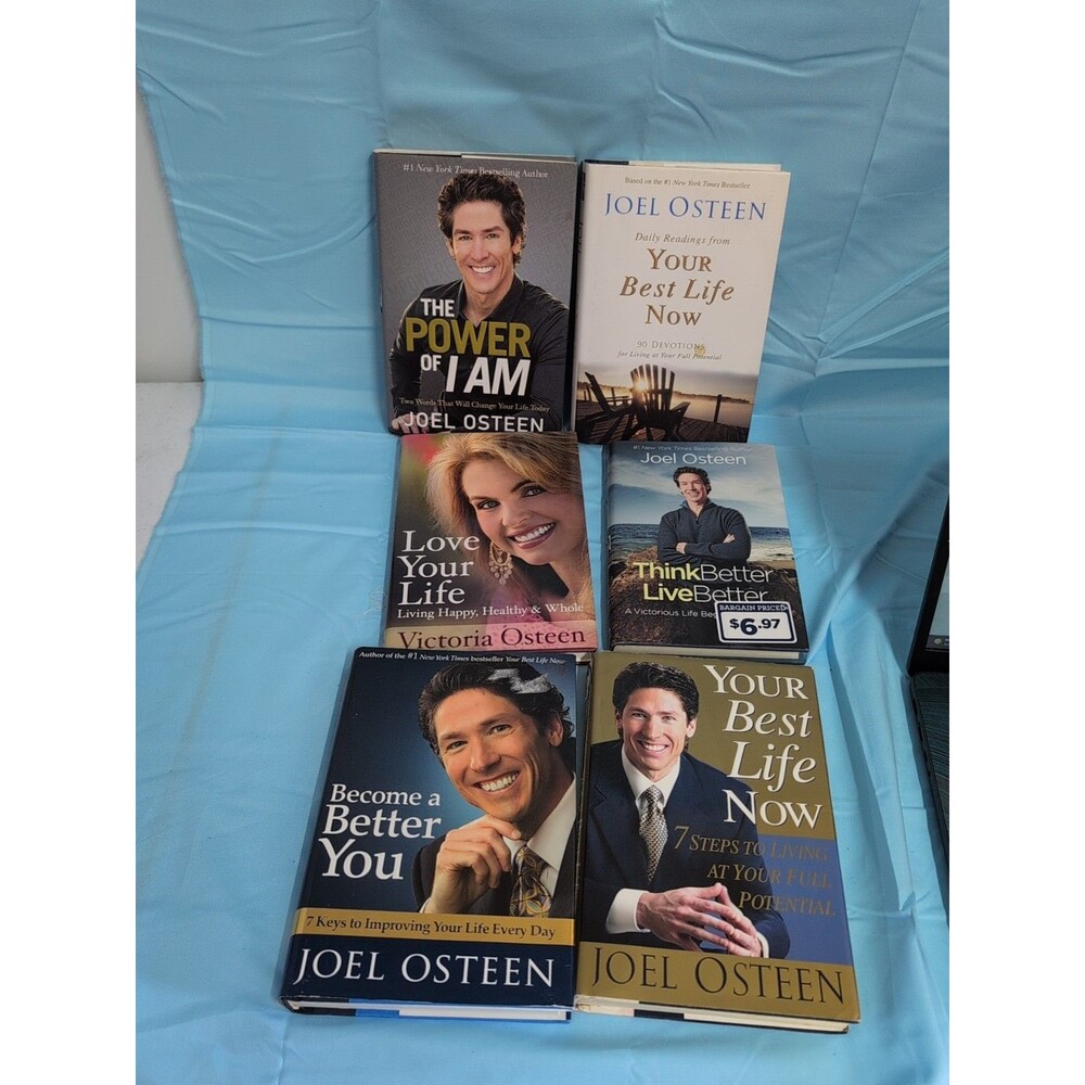 Joel Osteen Book Collection - 5 Books Joel.  Victoria Osteen 1 Book Total 6 Book